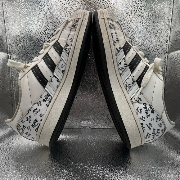 Adidas x Philip Colbert Save The Lobsters Superstar White Black Sneakers Sz 7 - Picture 5 of 16